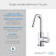Robinet de salle de bains monotrou avec ensemble de drainage-35943640