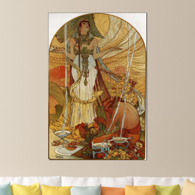 Mucha Alphonse - Wrapped Canvas Print