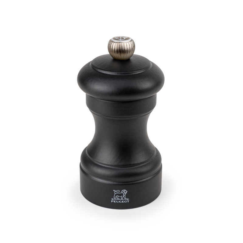 Bistro, 9.8cm H x 5cm W x 5cm D, Black, Salt Mill