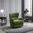Velours vert givré