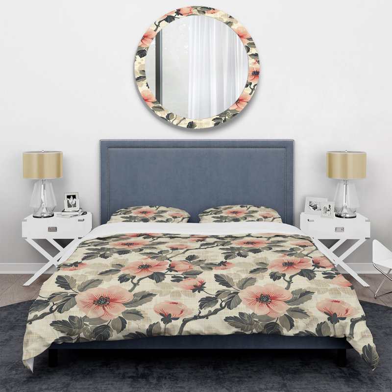 Ensemble de housse de couette Modern, Housse de couette simple et deux taies décorative