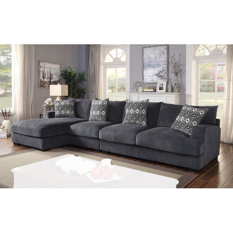 Junejo Upholstered L-Shaped Sectional, Left Hand Facing
