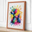 Paint Tube Starburst Modern - Wrapped Canvas-1858593468-1858593471