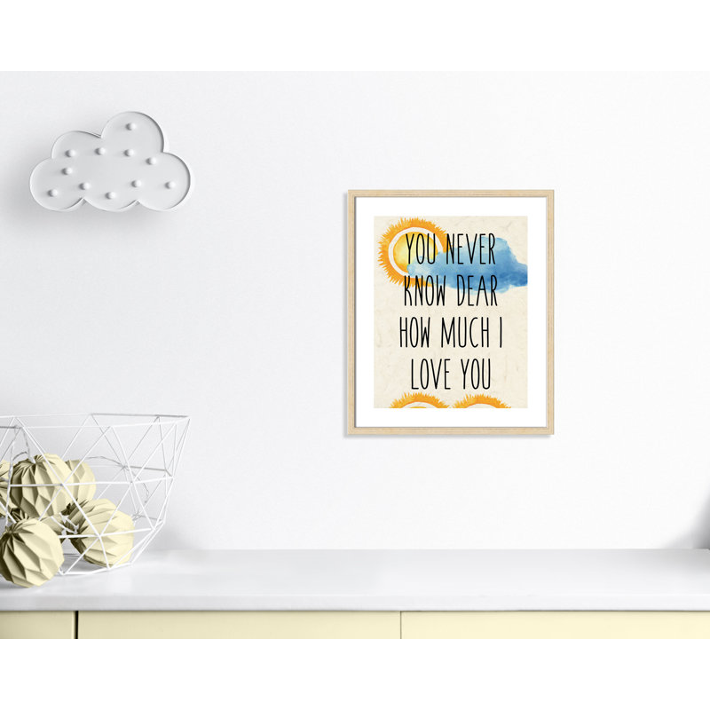 Impression sur papier Sunshine C, H 24,5 po x l 20,5 po x P 1,18 po, Encadré de boîte beige
