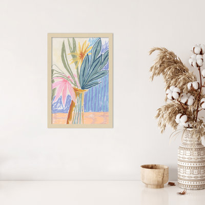 «August Bouquet» encadré sur papier par Kate Aurelia Holloway