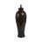 Elegant Ceramic Lidded Floor Vase Jar for Home Decor - Sculptural Tall Flower Vase Accent for Living Room, Entryway, and Corner Styling - Tan-471168459