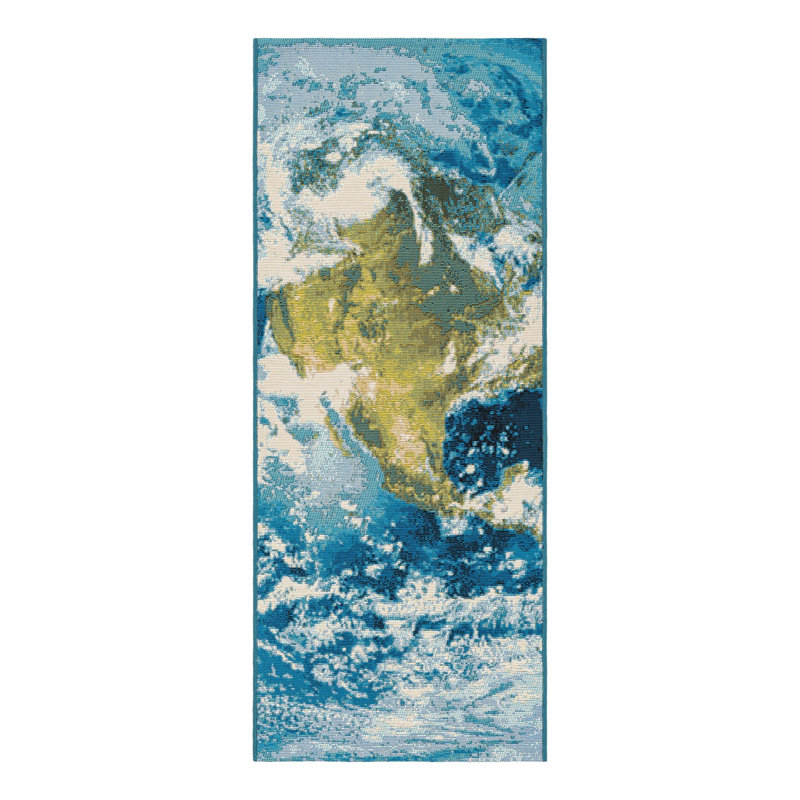 Keazia Indoor/Outdoor Area Rug, Runner 2' x 5'1"