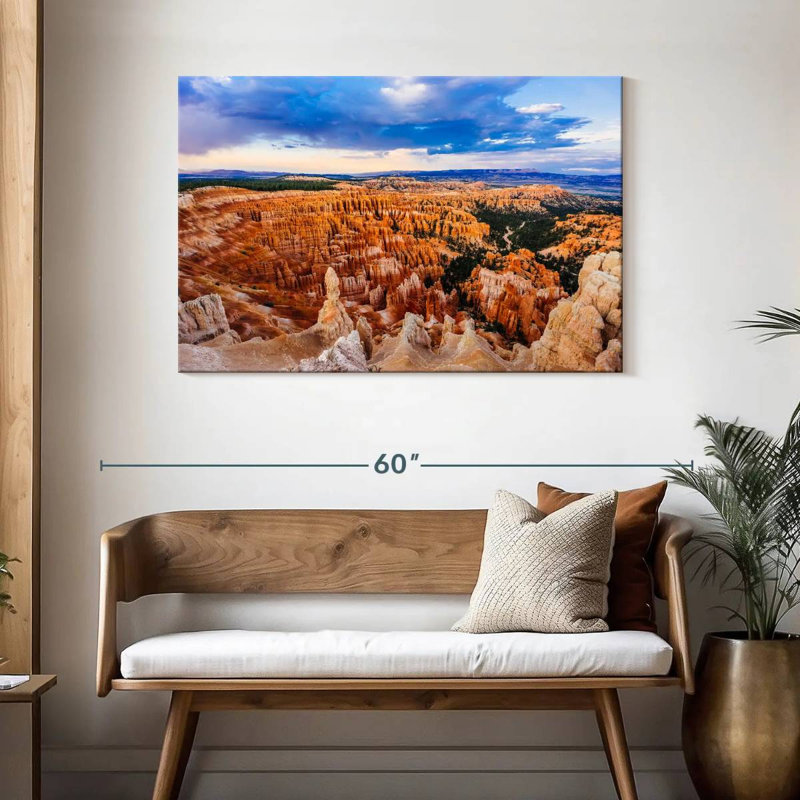 Vue de l'amphithéâtre Alvord Bryce Canyon, H 30 po x l 45 po