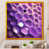Impression dorée sur toile encadrée