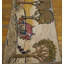 Antique American Hooked Wool Ivory 1920s Small Scatter Size Rug