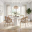 5 - Piece Extendable Solid Wood Dining Set