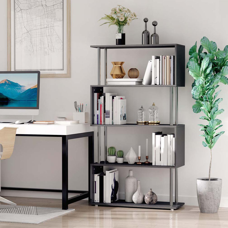 Étagère de rangement en bois à 5 niveaux Modern