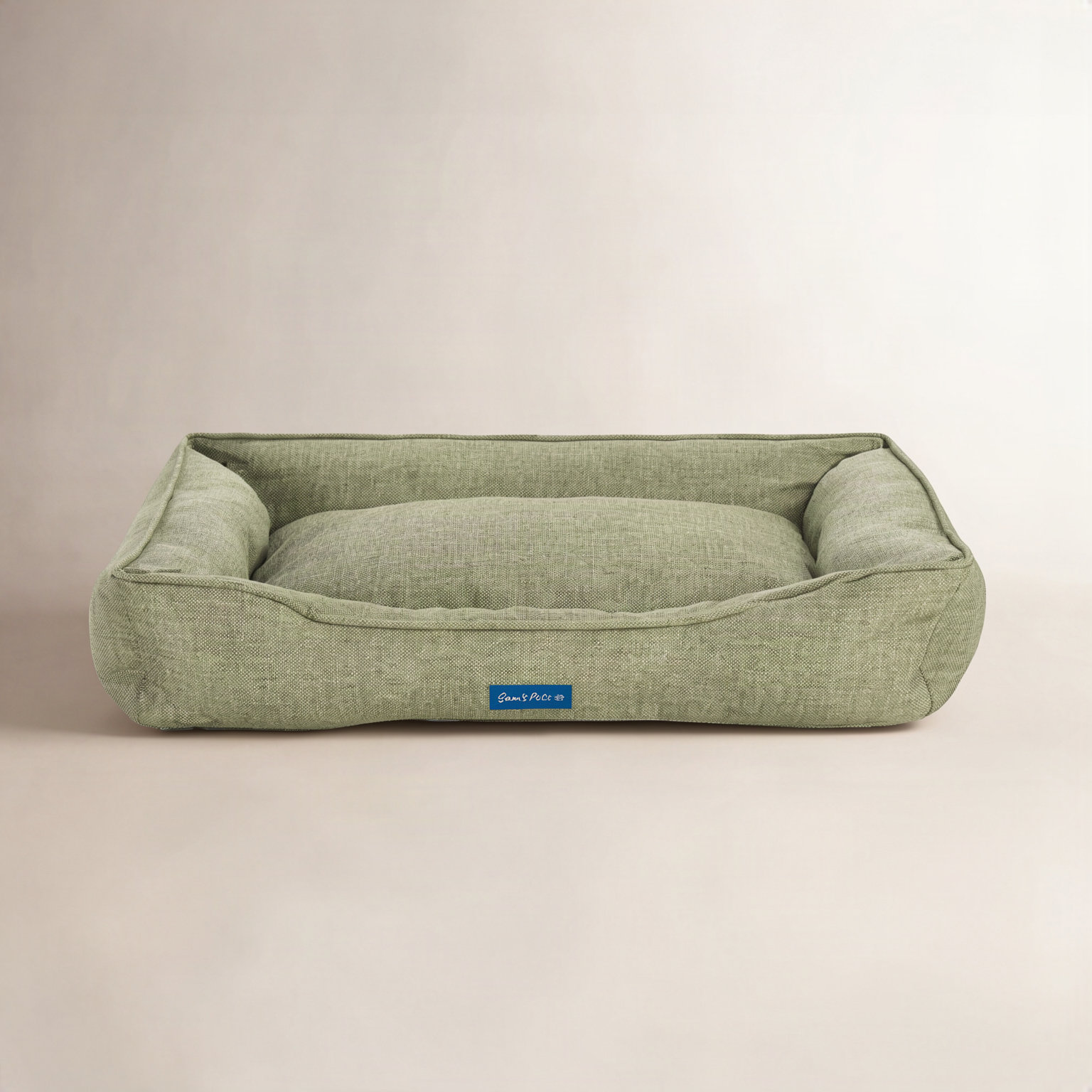 Julius Pet Bed, Medium (29.53" W x 22.83" D x 7.48" H), Olive