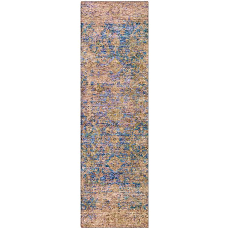 Premium Machine Washable Otte AMF1773 Border Rug