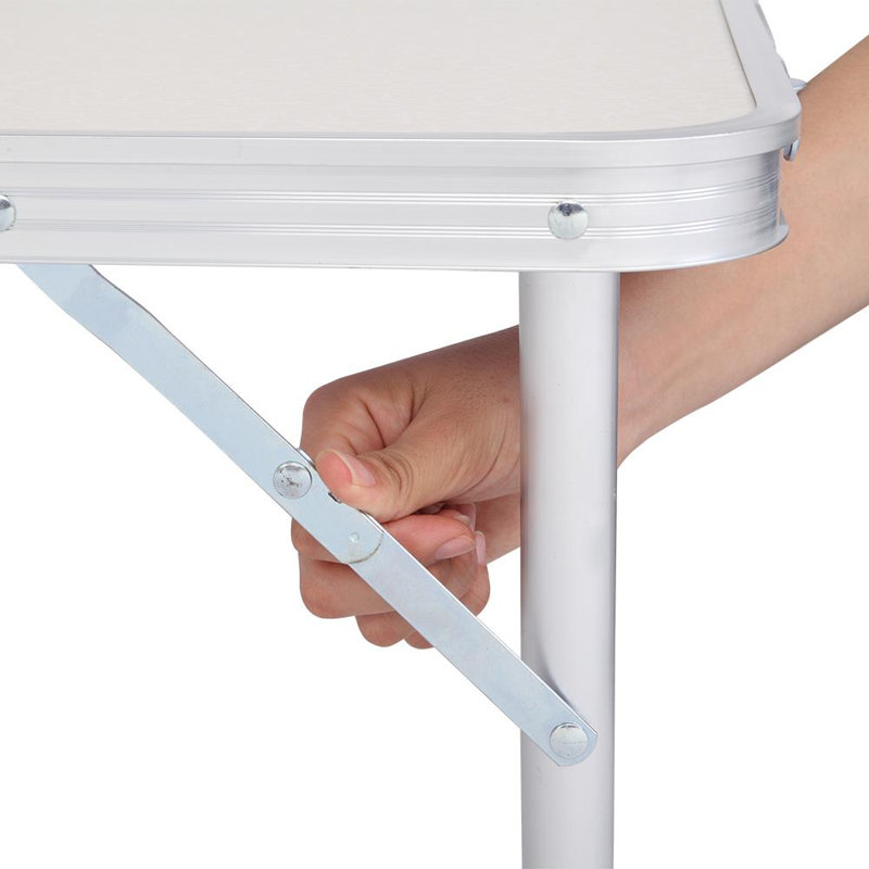 Table pliante rectangulaire réglable 47,2 po