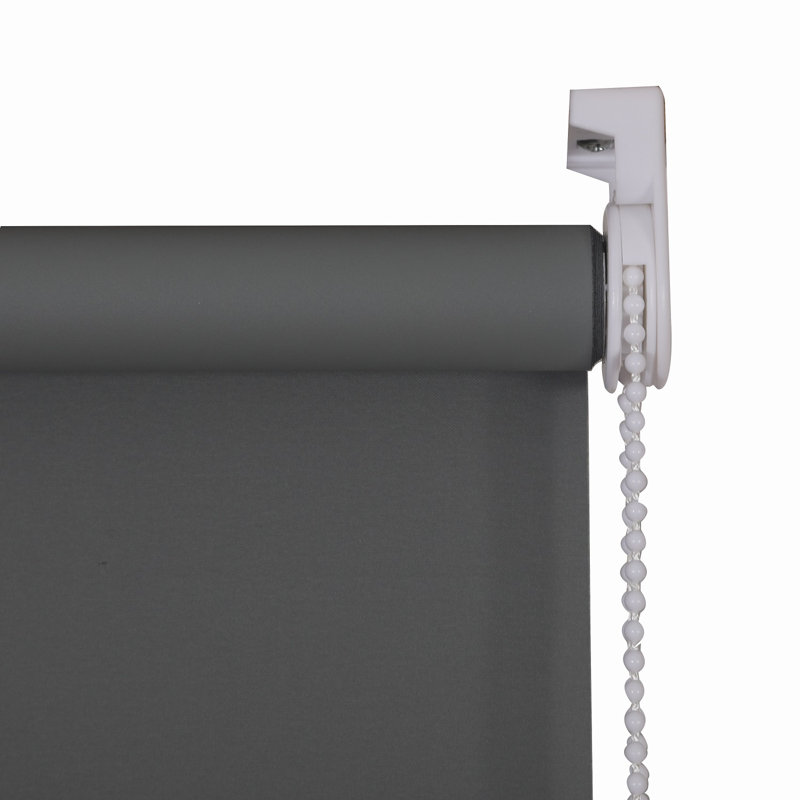 Indoor blackout Trimmable roller blind, 165cm L x 150cm W, Grey