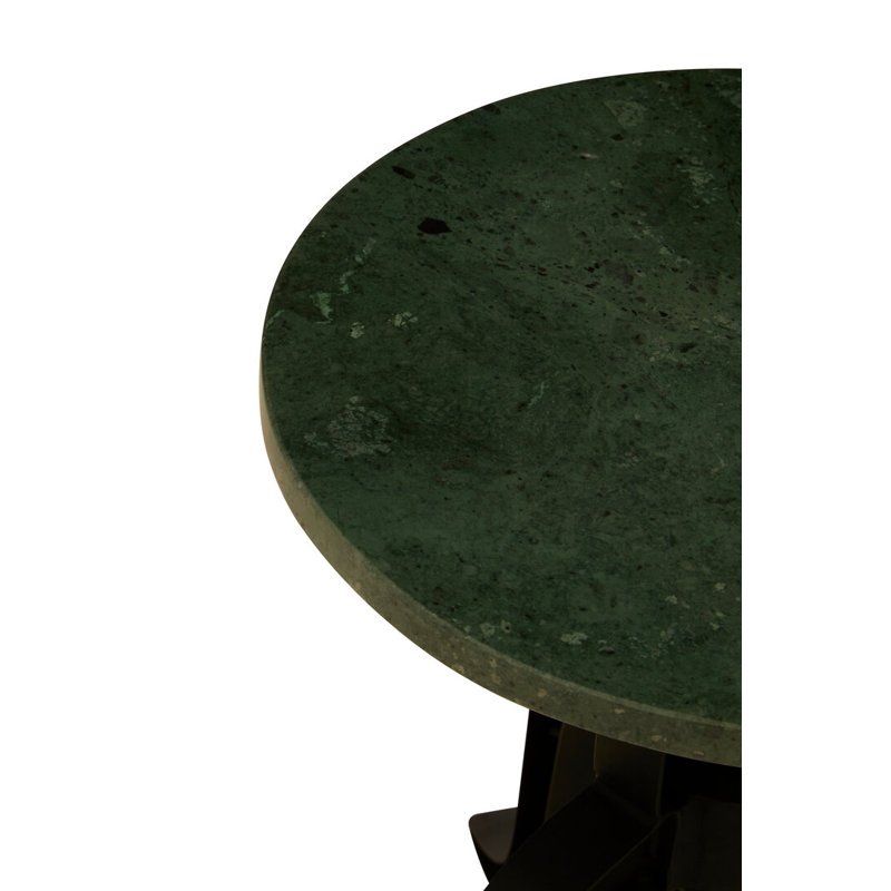 Counter Stool with Metal Frame, Green/Black