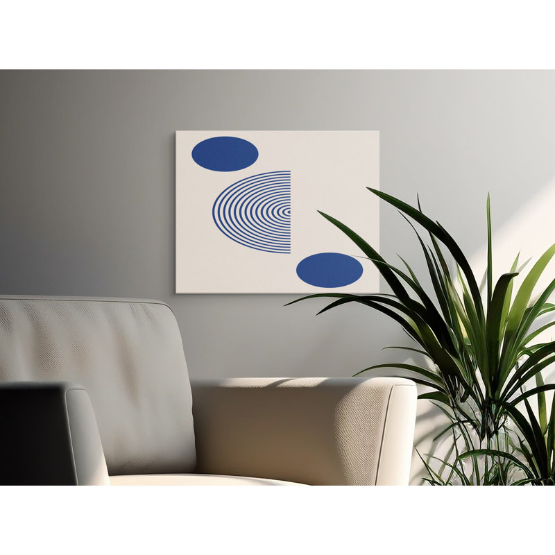 Wrapped Canvas Print Set, 40.64 cm H x 50.8 cm W, Blue/Beige