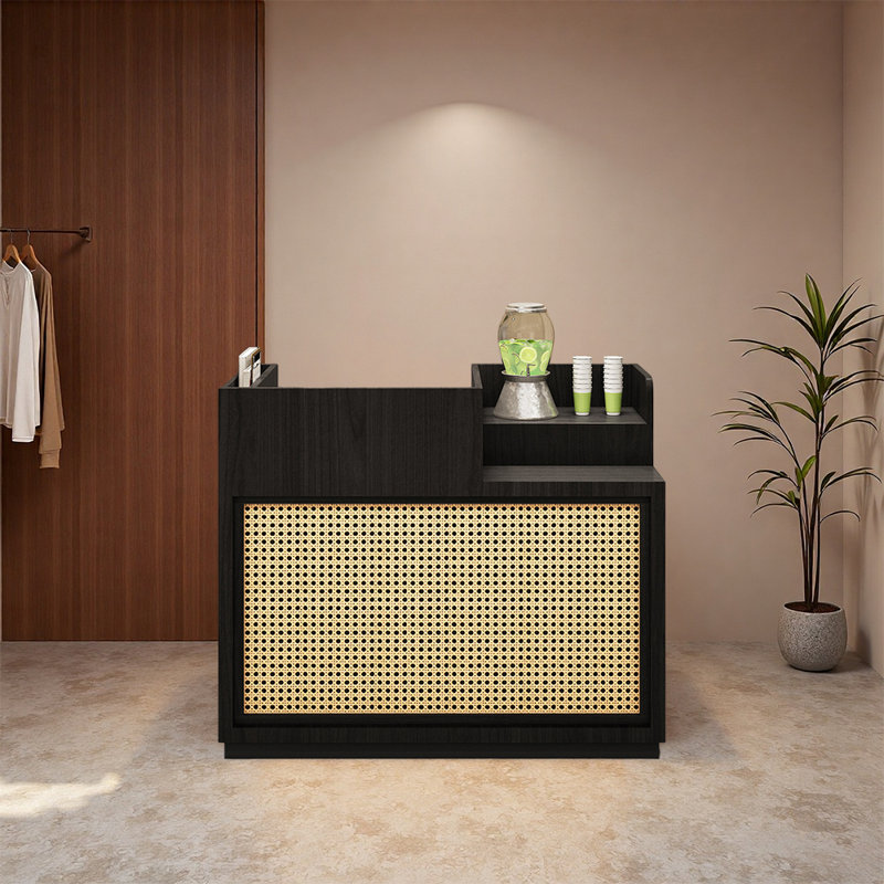 Comptoir de caisse Vintage Elegant, Noir