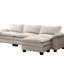 Canapé modulaire de luxe avec repose-pieds-1826262816