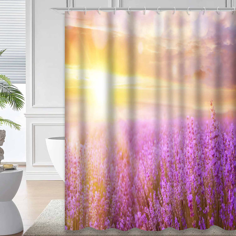 Rideau de douche Lavender, L 72 po x l 72 po
