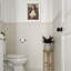 Porte-photo mural en bois blanc