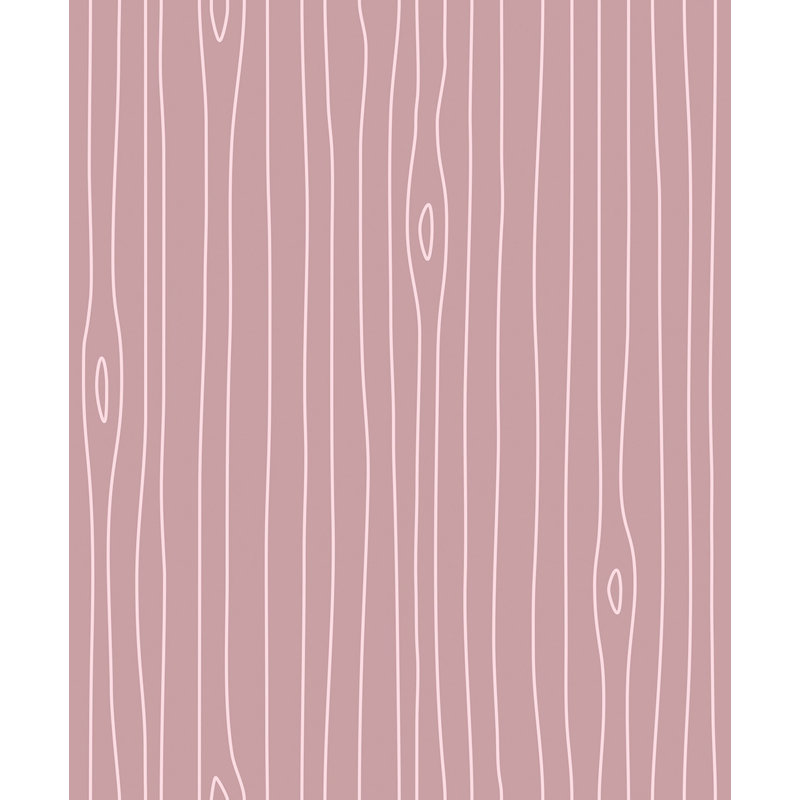 Jaser 10m x 52cm Matte Wallpaper Roll, Pink