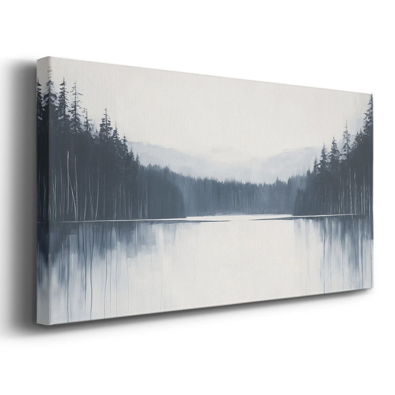 Landscape Series-XLIX- Gallery Wrapped Canvas -Ready to Hang, 24" H x 48" W