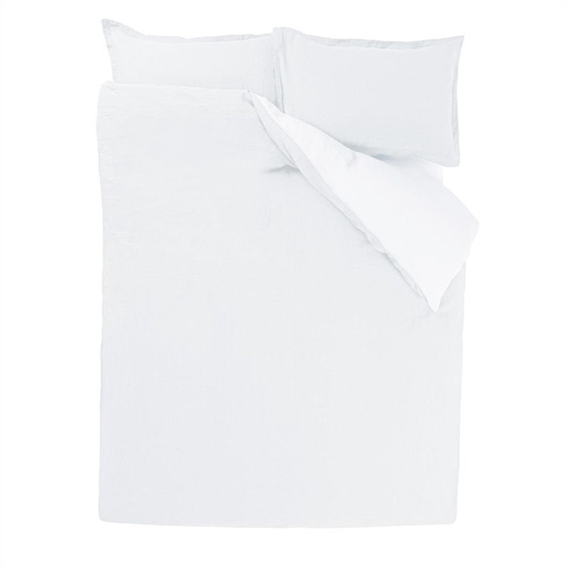 Biella Alabaster Duvet Cover , King Duvet Cover