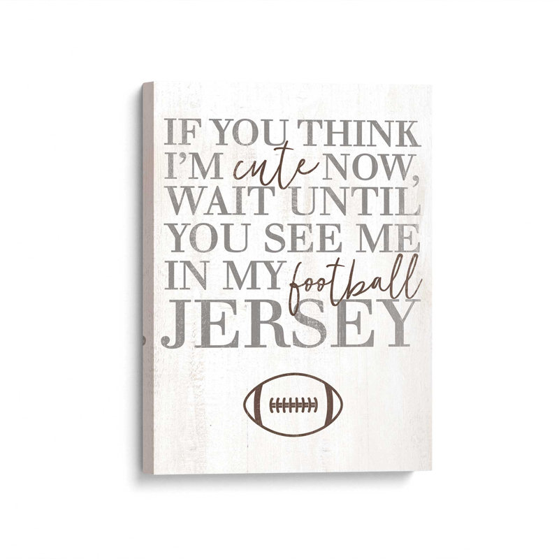 «Football Jersey» par Masey St. Studios, reproduction d'art, L 30 x H 40, Ne s’applique pas, Toile non encadrée