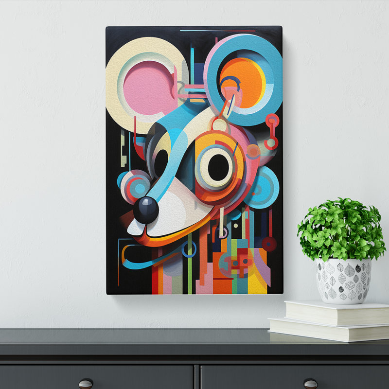 Mouse Constructivism - Wrapped Canvas Print, 76cm H x 50cm W x 3cm D
