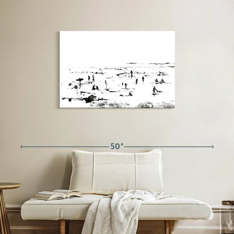 Avery Beach People, 24" H x 36" W