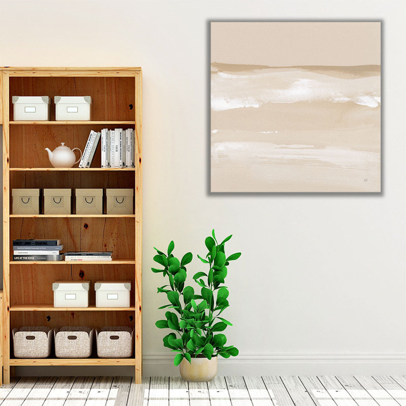 Neutre ardoise I - reproduction d'art sur toile, H 40 po x l 40 po