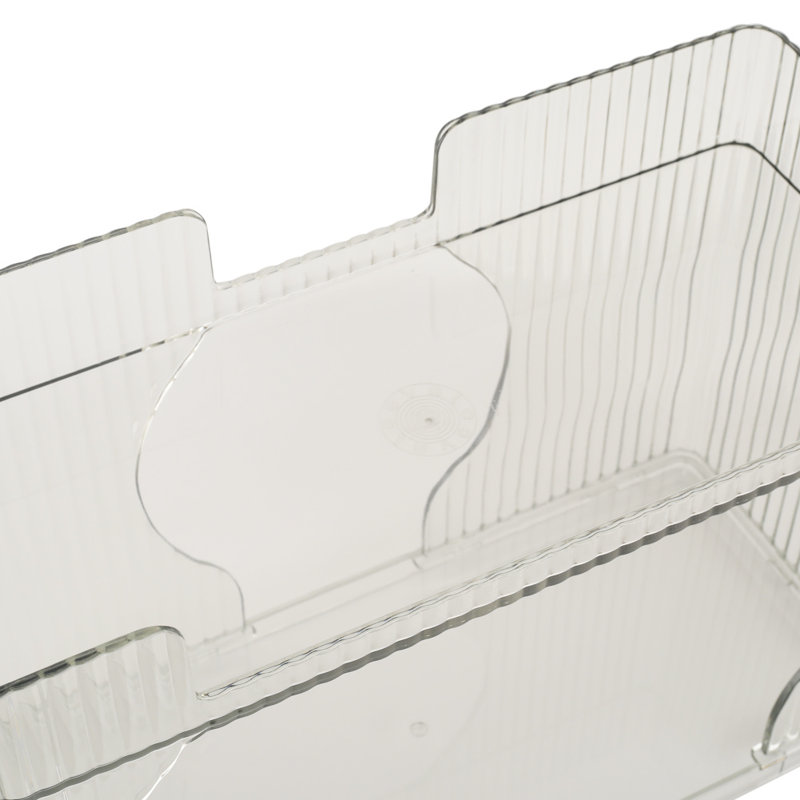 Colum Plastic 2 Compartment Makeup Organiser
