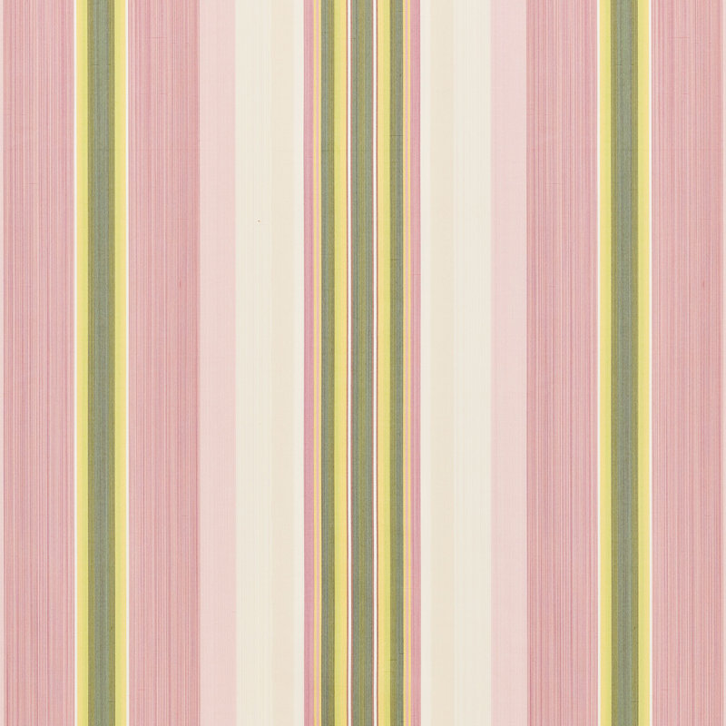 Simbolo Striped Fabric, Lavender/Green