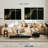 Abarca Flowing Golden Music Notes-108146672