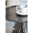 Leaf Design Aluminum Round Side Table