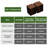 30 Pcs BEEFURNI - 12.1'' x 12.1'' Wood Interlocking Deck Tiles-87853772
