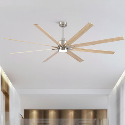 84" Lowe Profile Ceiling Fan With Light