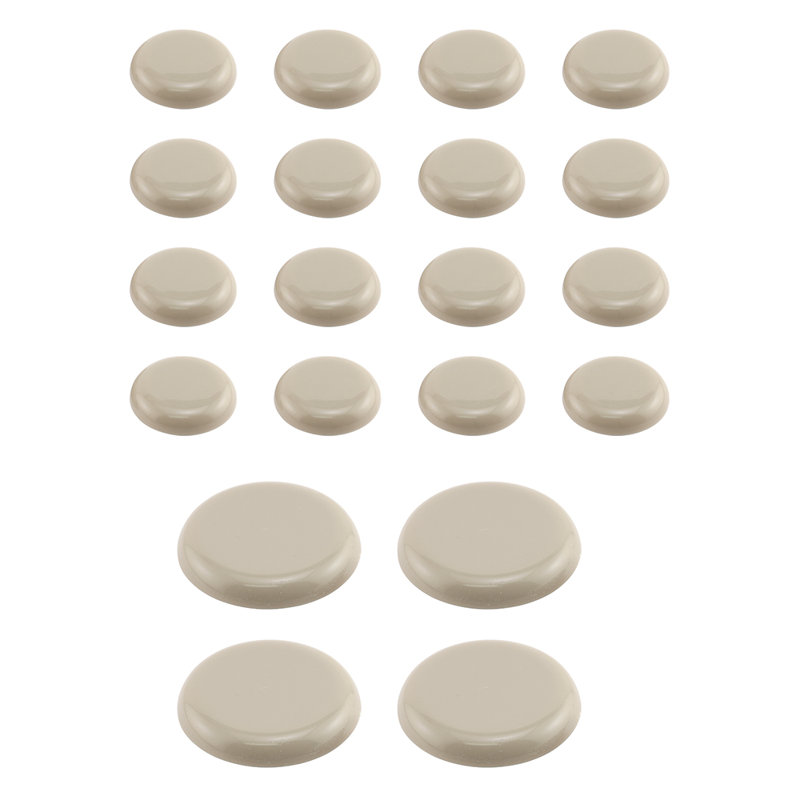 Prime-Line 20 Piece Adhesive Plastic Glide Set
