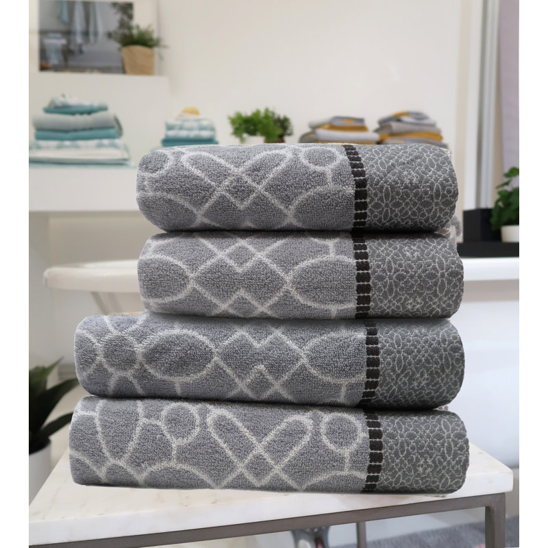 Cassia 4 Piece Multi-Size Bale, Grey