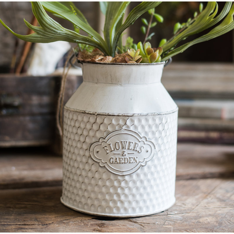 Sisson Metal Pot Planter