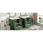 Ensemble de meuble-lavabo avec double meuble-lavabo (séparé) / double lavabo en céramique / tablette de rangement / et tiroirs divisés / meuble-lavabo-113435738
