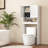 Rauscher Freestanding Over The Toilet Storage Cabinet With Doors and Adjustable Shelf