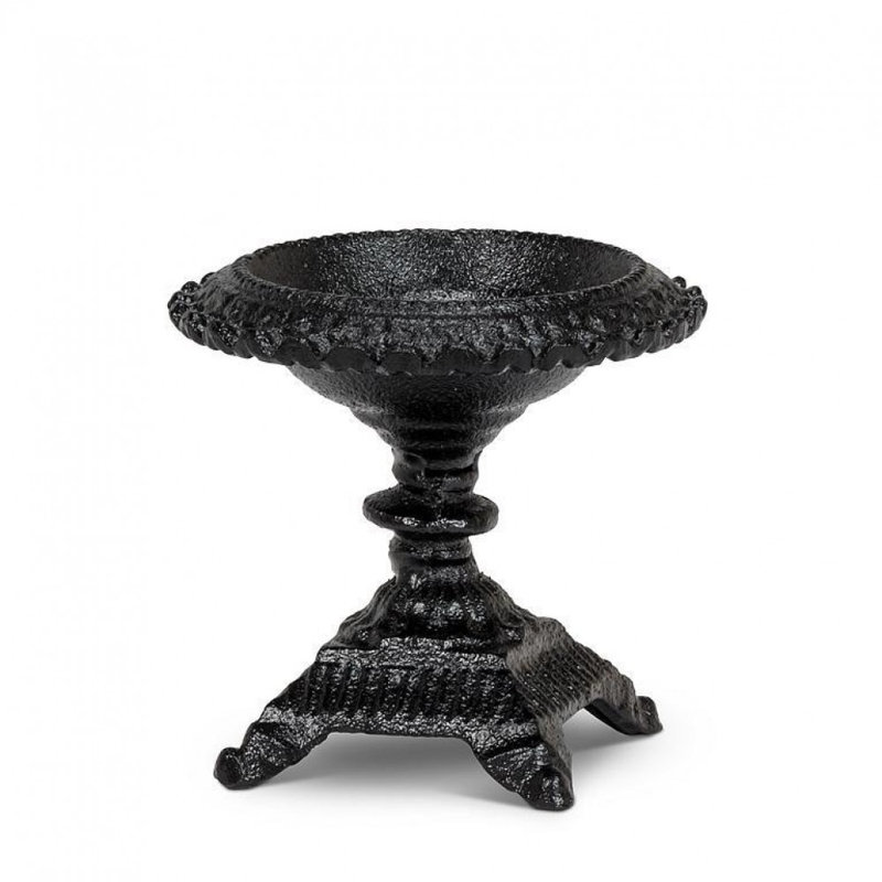 Medium Pedestal Candle Holder, 3.5" H x 3.5" W x 3.5" D
