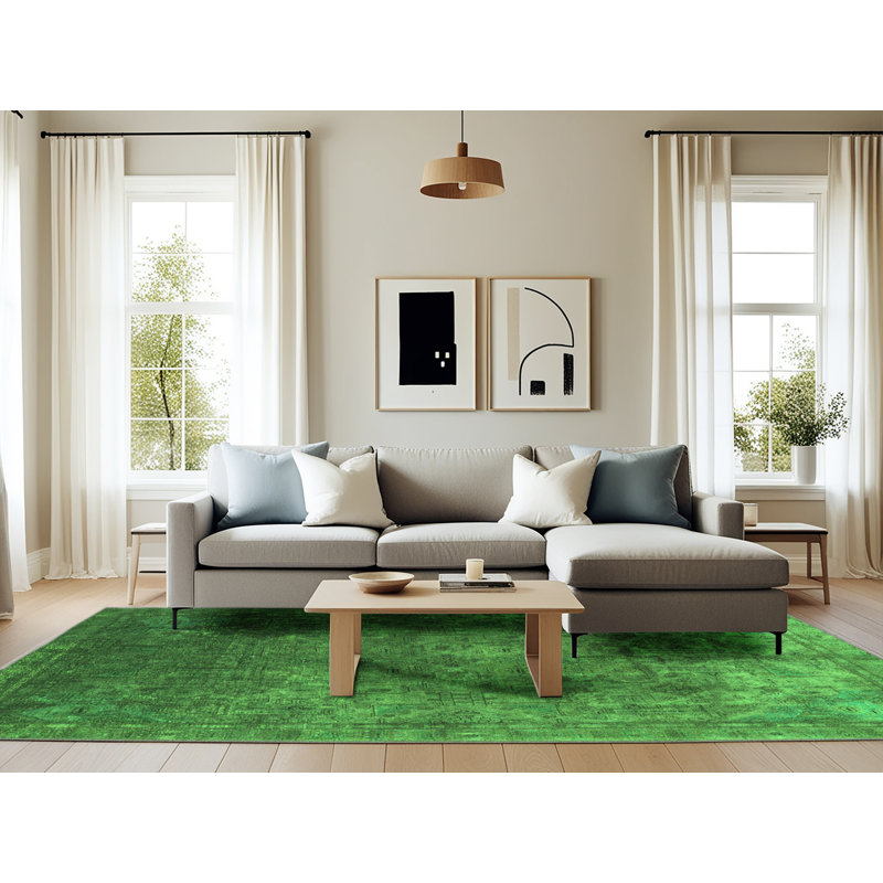 Washable Oriental Indoor Rug, Rectangle 6' x 9'