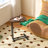C-Shaped Side Table, C Table End Table for Sofa and Bedside, Couch Side Tables, Wood C-Shaped End Table with Metal Frame Slide for Bedroom Living Room-1105599522