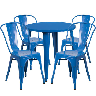 Steel Outdoor 17.5'' Stool