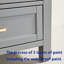 Meuble-lavabo autoportant simple 48 po avec comptoir en pierre de Carrare et fabrication en bois massif de qualité AA