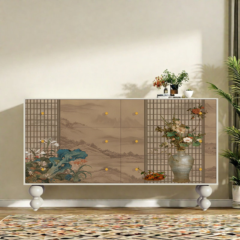 Armoire de rangement à 6 tiroirs Modern Light Luxury